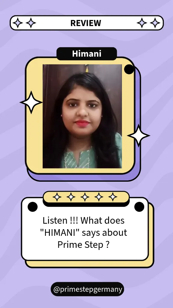 Prime Step Testimonial - Himani