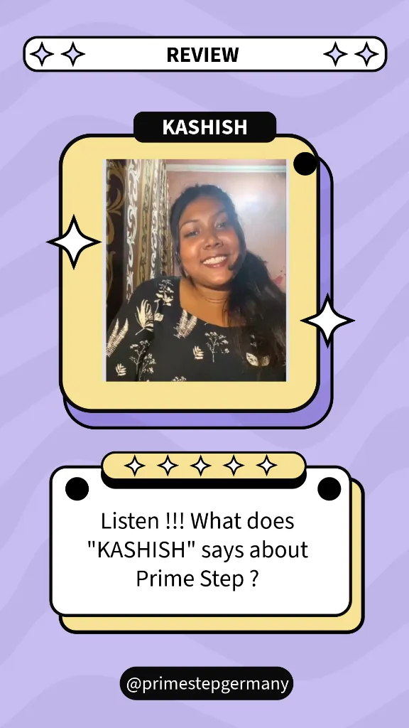 Prime Step Testimonial - Kashish